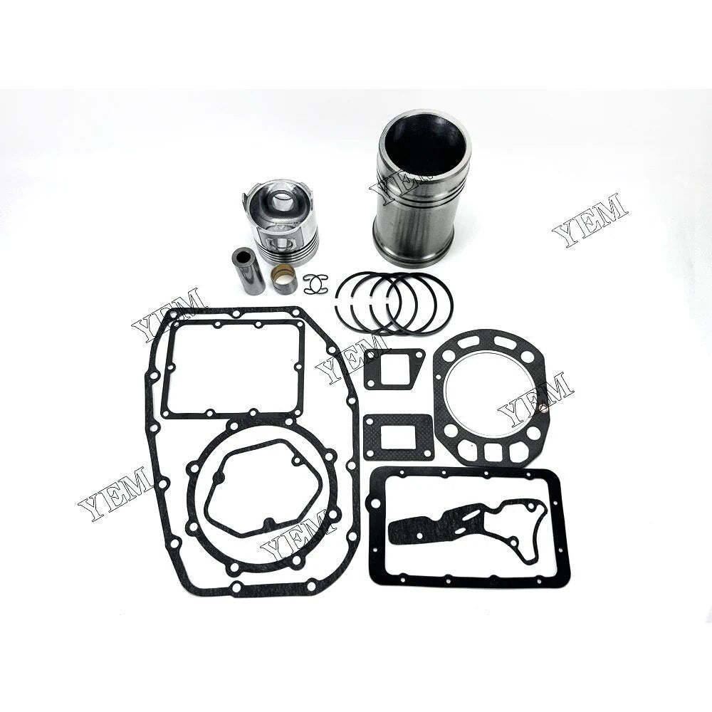 For Yanmar excavator engine TF140 Rebuild Kit With Liner Piston Rings Full Gasket Kit YEMPARTS