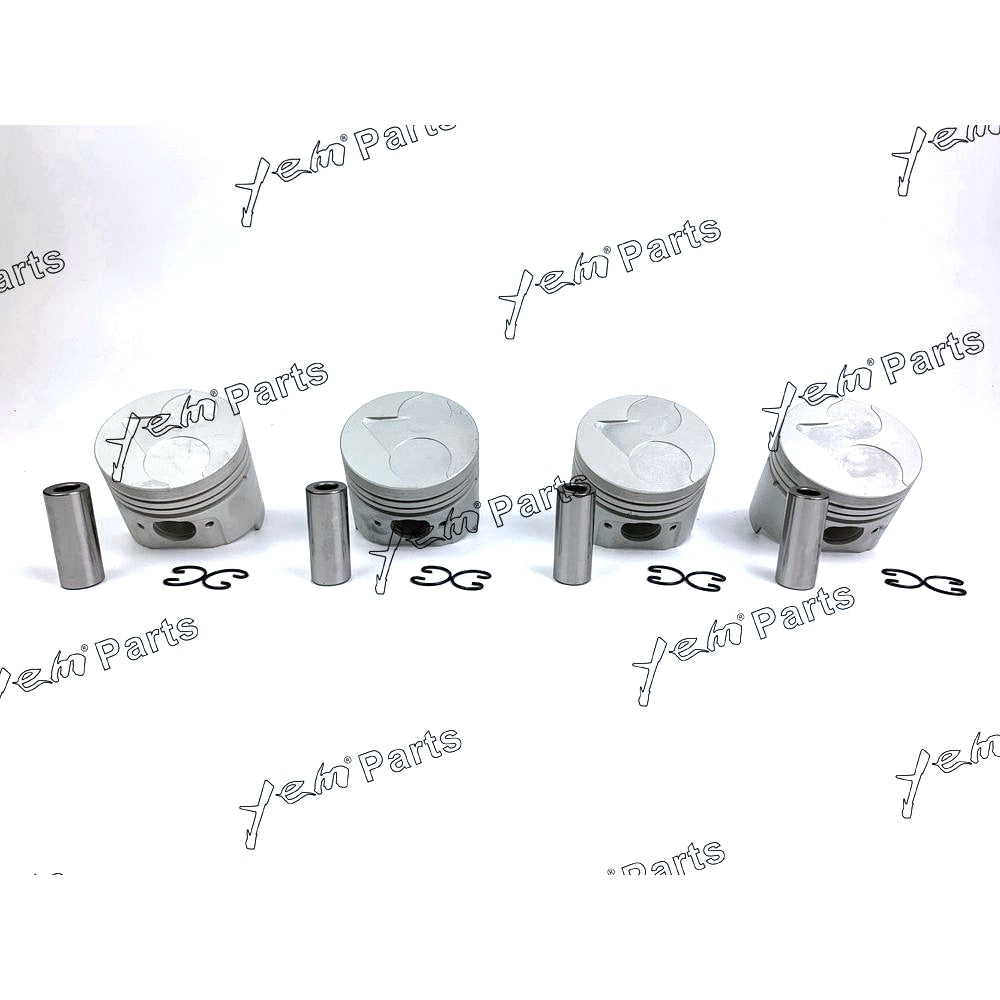 YEM Engine Parts Piston Set STD 76mm For Kubota V1405 x4 PCS Engine Parts For Kubota