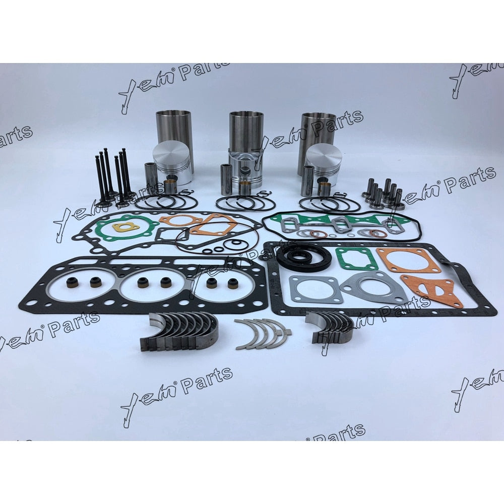 YEM Engine Parts 3D84-1 3D84 Overhaul Rebuild Kit For Komatsu Engine PC20-6 PC25-6 PC30-6 PC30-1 For Komatsu