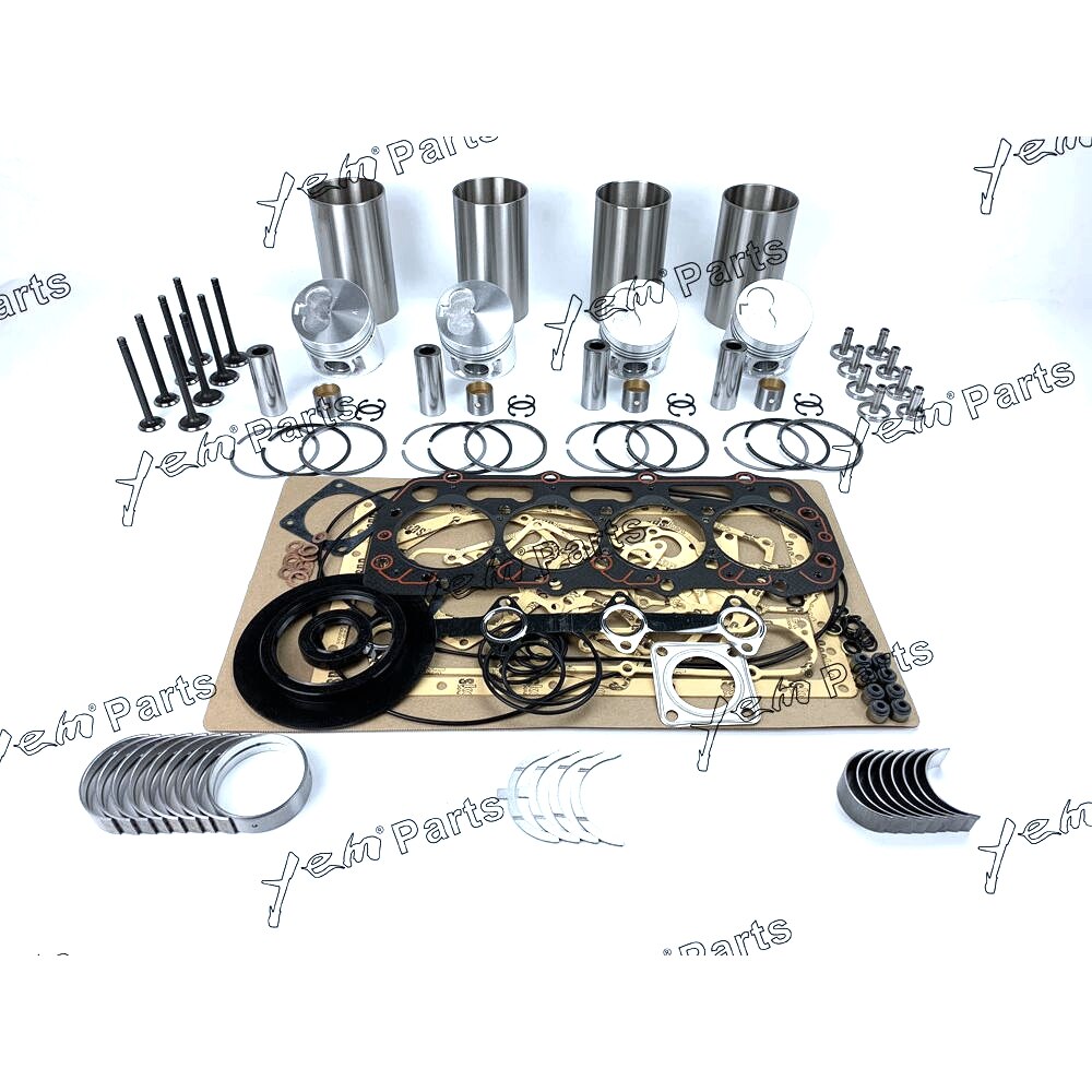 YEM Engine Parts Overhaul Rebuild Kit For Shibaura N844T Engine New Holland L170 LS170 W Valves For Shibaura