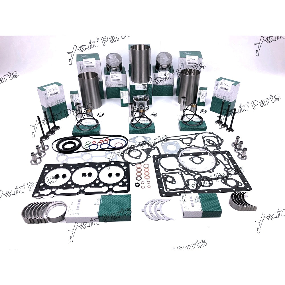 YEM Engine Parts For D1105 IDI 3 cylinder For Kubota Engine Overhaul Rebuild Kit For Kubota