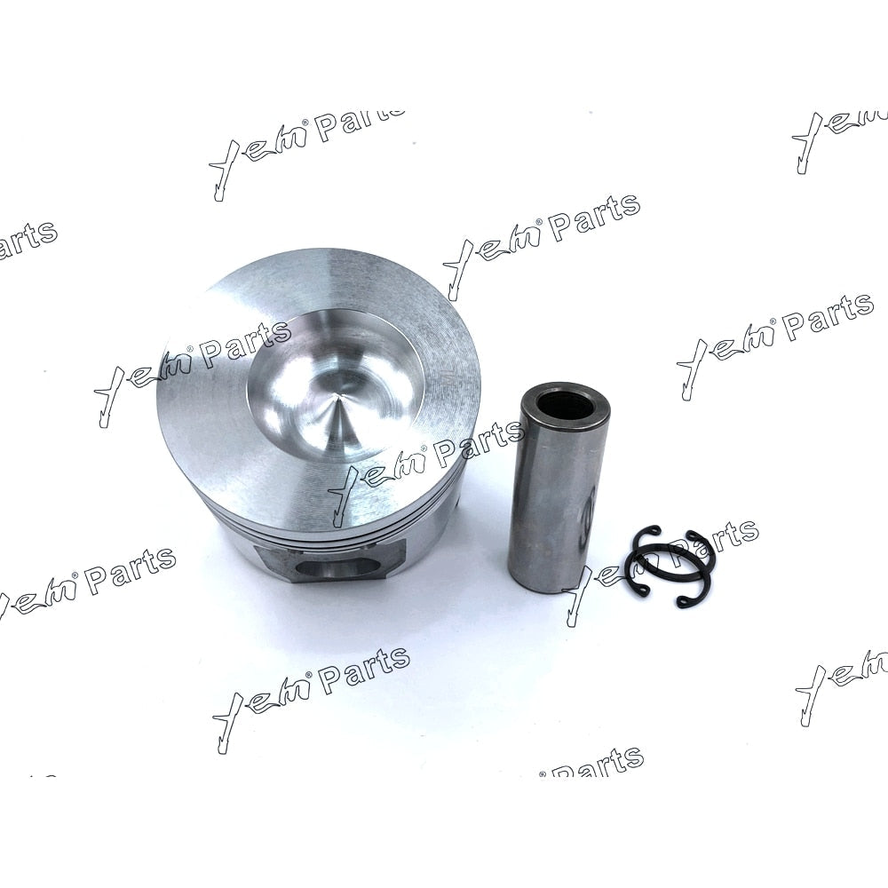 YEM Engine Parts 3 Sets STD Piston Set (Clip & Pin) W Rings For Yanmar 3TNE88 3D88E 3D88 Engine For Yanmar