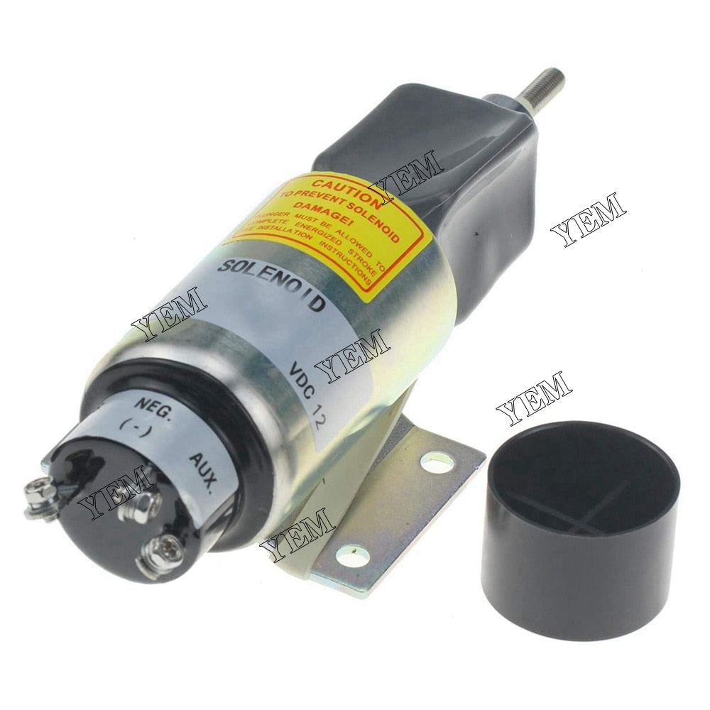 YEM Engine Parts Fuel Shutoff Stop Solenoid Valve 2001-12E2U1B1S1A 12V for Woodward For Other