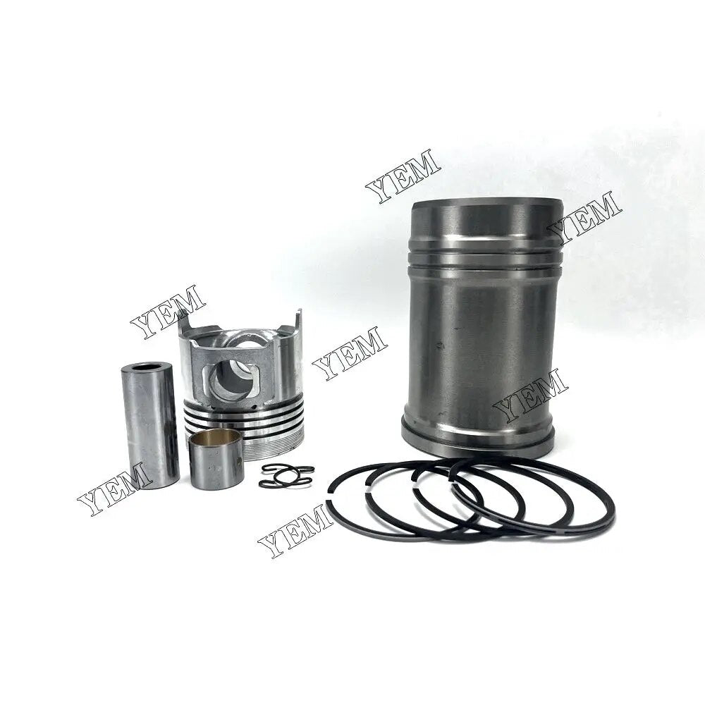 For Yanmar excavator engine TF140 Cylinder Liner Kit With Cylinder Liner Piston Rings Set YEMPARTS