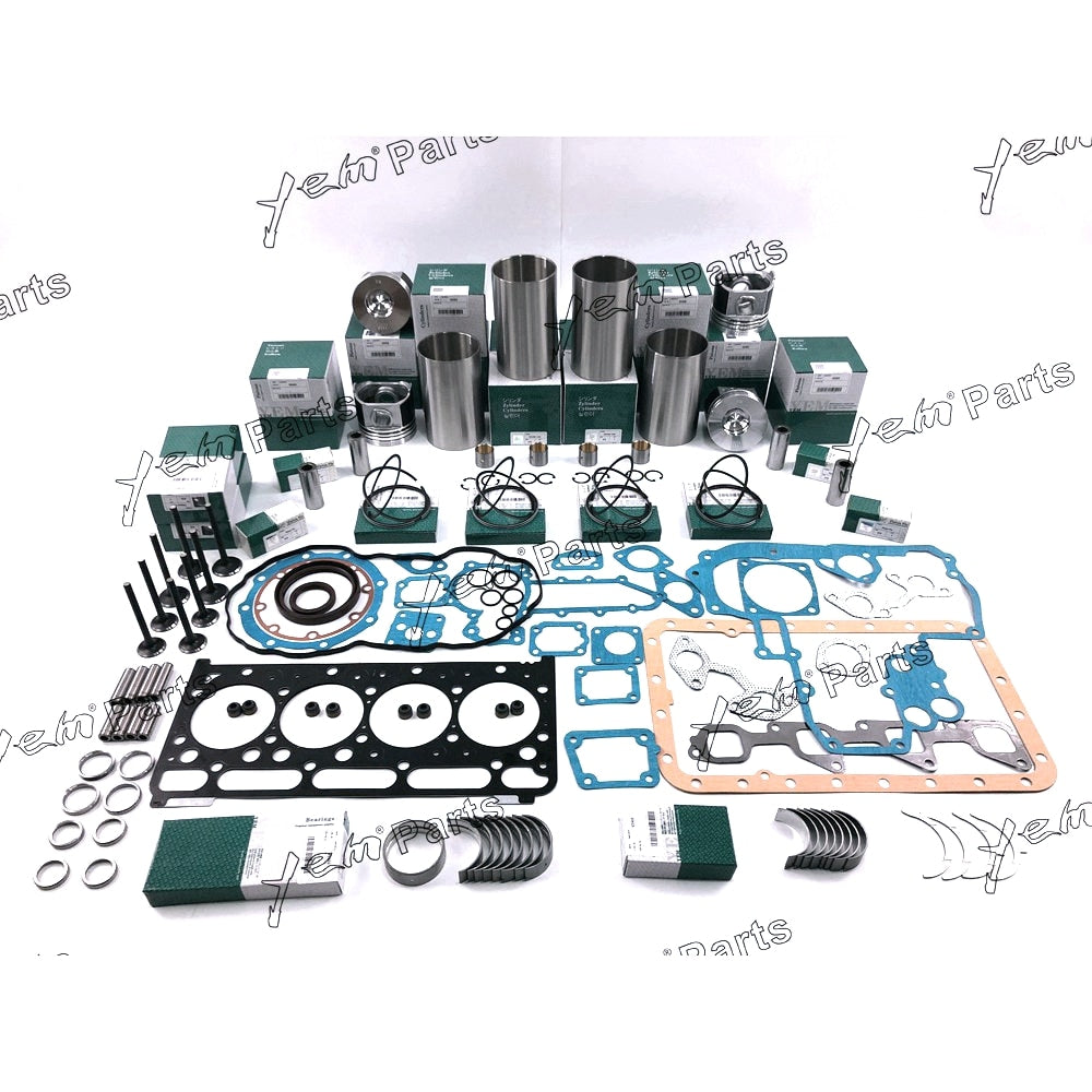 YEM Engine Parts V2403 V2403MDI V2403-M-DI-E3B Overhaul Rebuild Kit Part For Kubota Engine Bobcat For Kubota