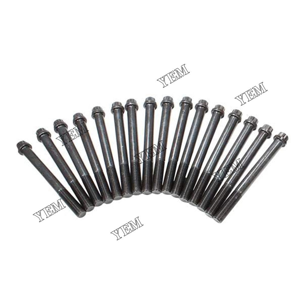 YEM Engine Parts 2pcs New Original Cylinder Head Bolt For Kubota D1102 Engine For Kubota