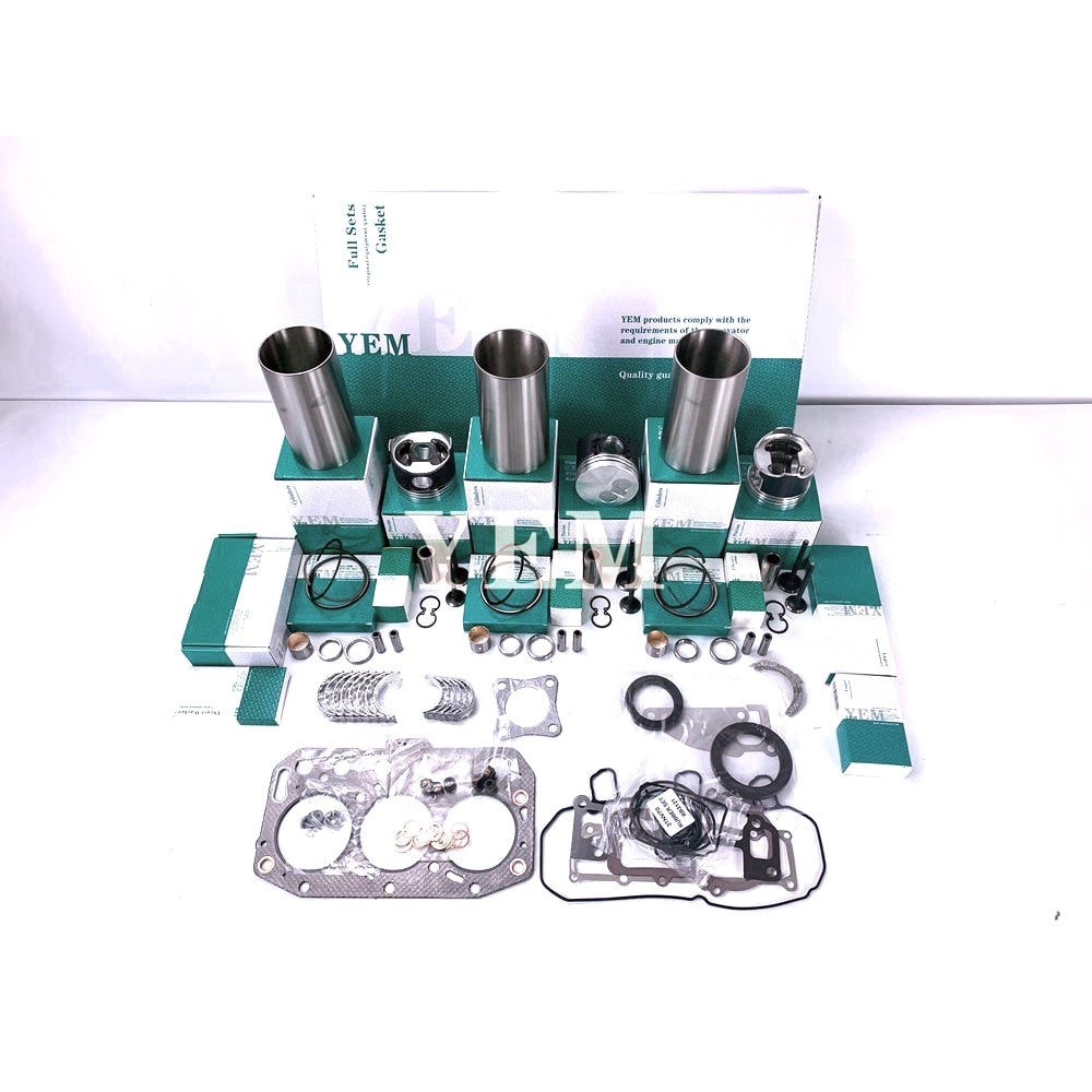 YEM Engine Parts For Yanmar Engine 3TNV70-HGE For John Deere Gator XUV 850D Overhaul Rebuild Kit For Yanmar