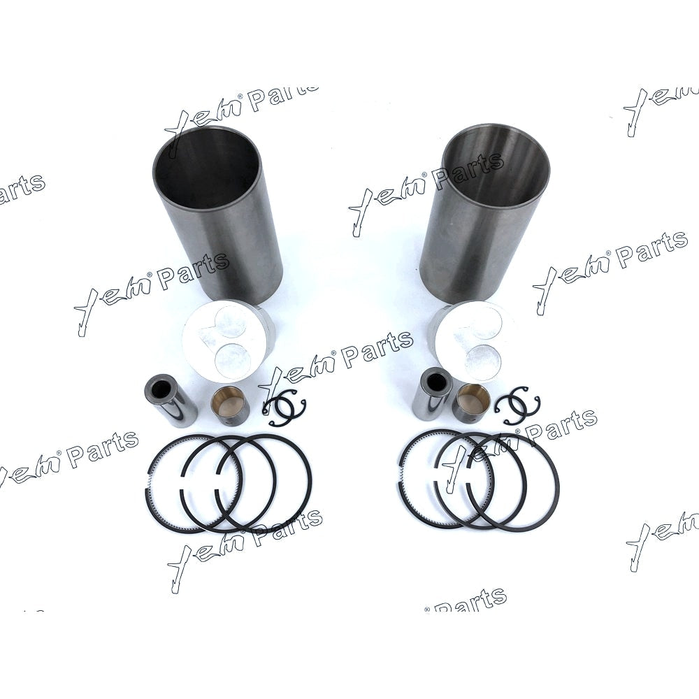 YEM Engine Parts Liner Piston Kit Set STD For Kubota Z482 (Liner x 2 + Piston x 2 + Ring x 2) Engine Parts For Kubota