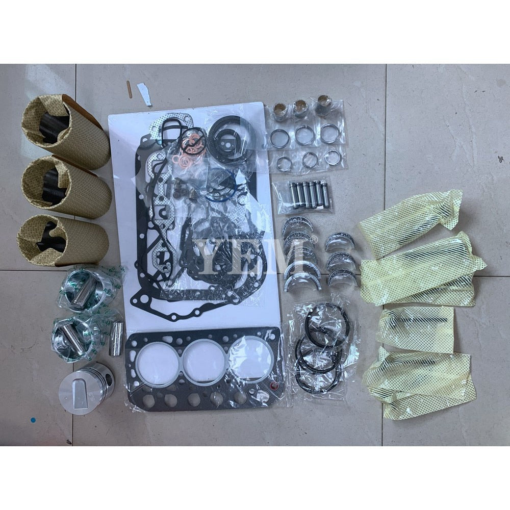 YEM Engine Parts Rebuild Kit For Mitsubishi S3L2 Engine For Caterpillar 302.5C 303CR 303SR Excavator For Caterpillar