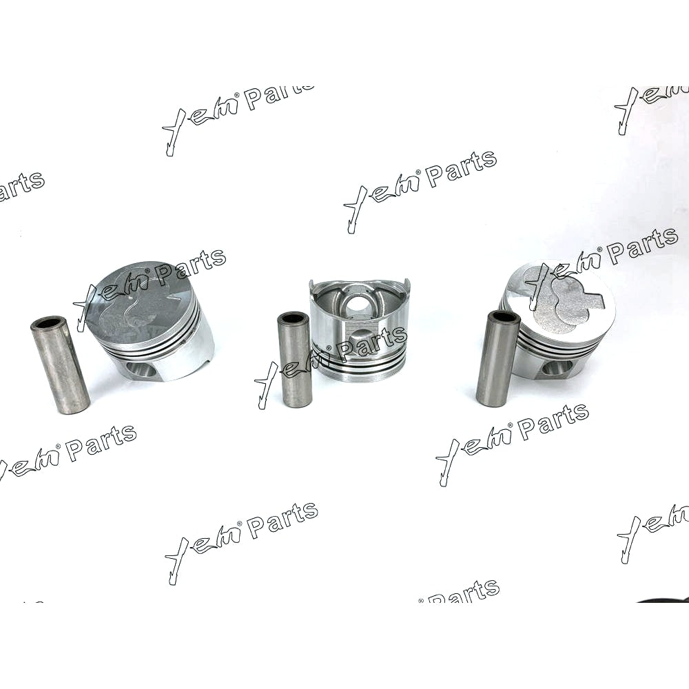 YEM Engine Parts Piston Set STD For Mitsubishi L3E PIN:21MM x3 PCS Engine Parts For Mitsubishi