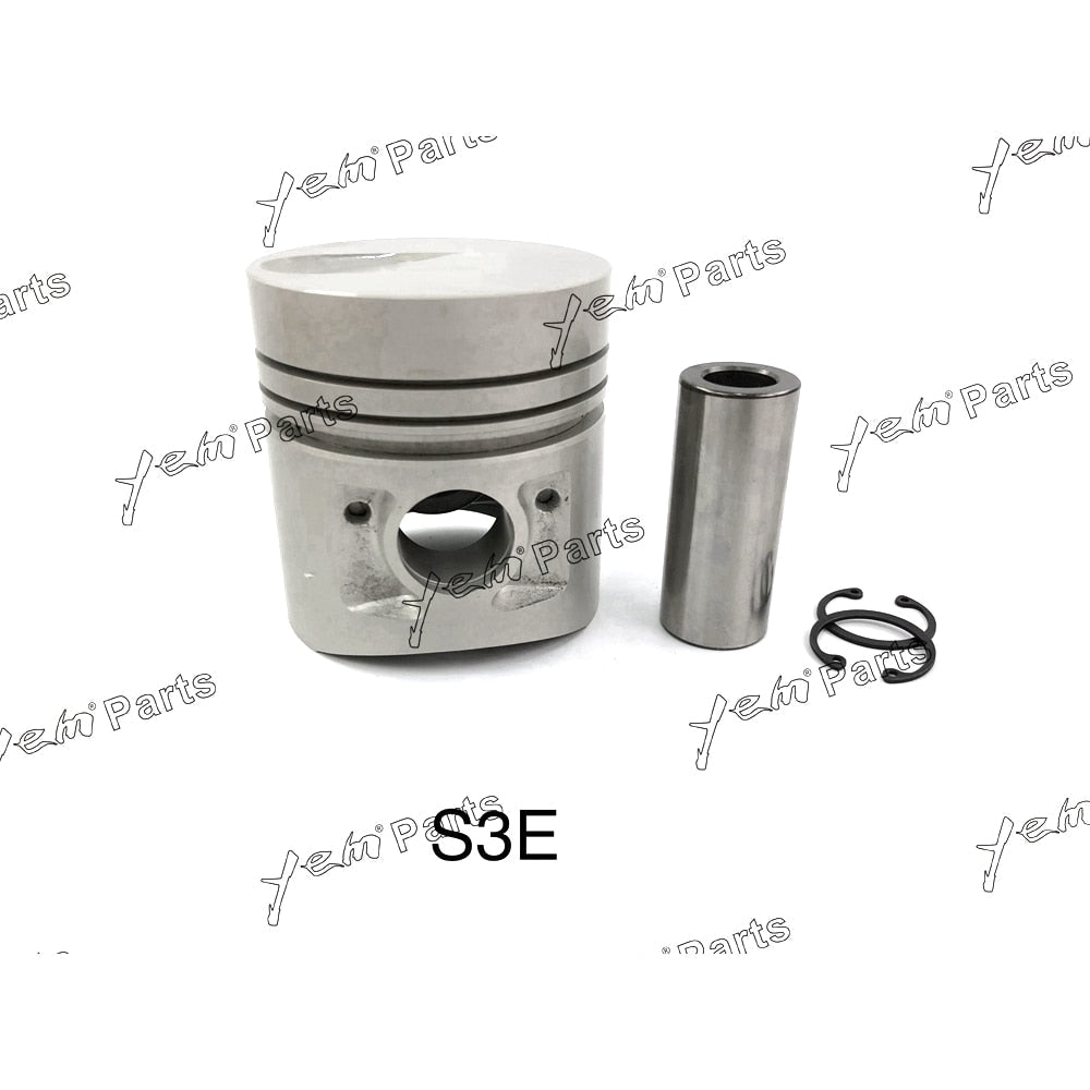 YEM Engine Parts Piston Set STD 82mm For MITSUBISHI S3E Engine Parts For Mitsubishi