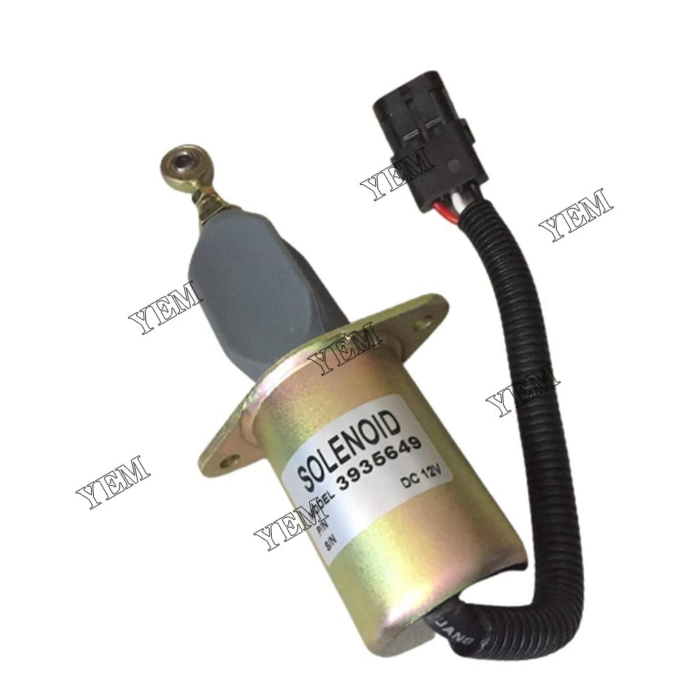 YEM Engine Parts Shutoff Stop Solenoid Valve 129953-77803 For Yanmar For Cummins Synchro Start For Yanmar