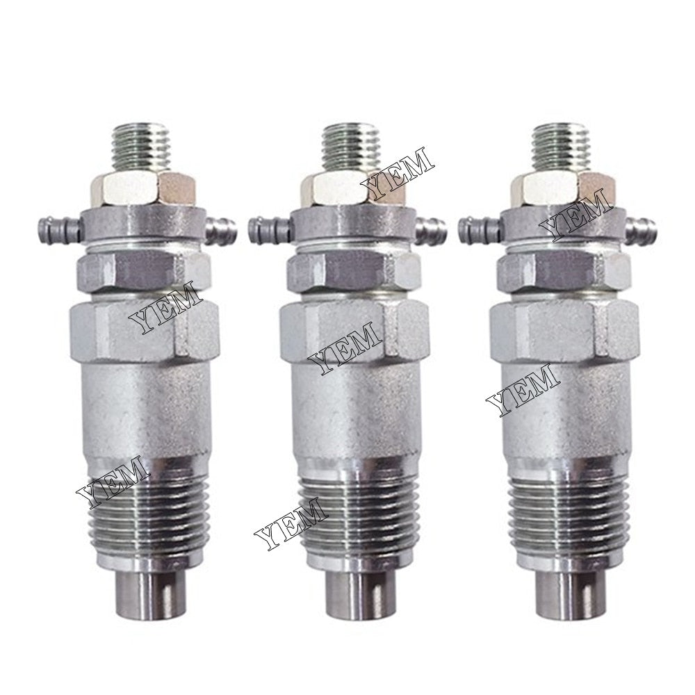 YEM Engine Parts 3PCS Fuel Injector Nozzel Assy for Kubota V1702 D1402 For Kubota