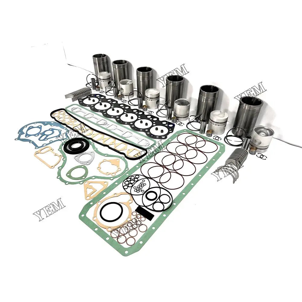 competitive price Overhaul Rebuild Kit With Gasket Set Bearing For Mitsubishi 6DS70 excavator engine part YEMPARTS