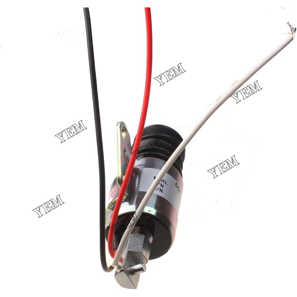 YEM Engine Parts 12V Fuel Shutdown Solenoid 208106 For Miller Trailblazer 302 Engine For Other