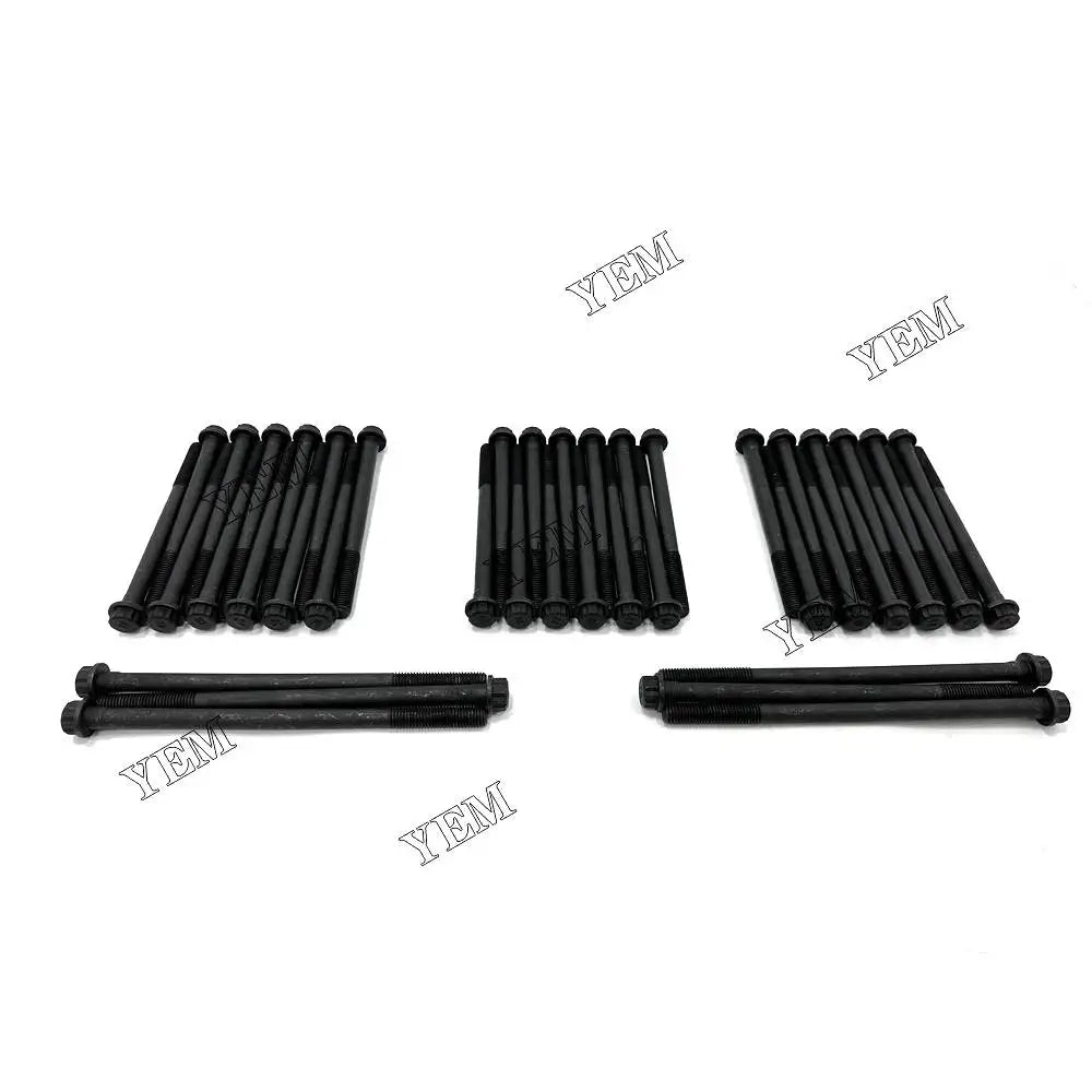 1 year warranty For Isuzu Cylinder Head Bolt 6D24 engine Parts (40pcs) YEMPARTS