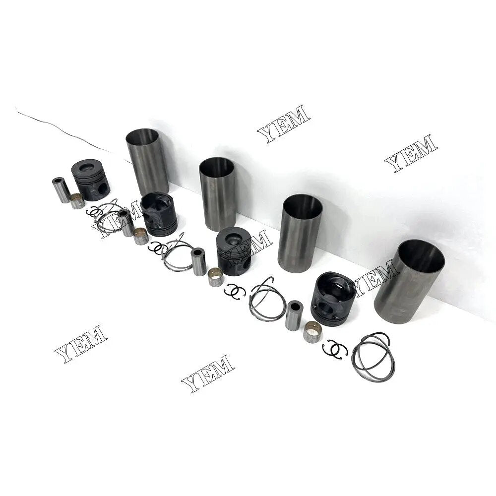 For JCB excavator engine JCB444 Cylinder Liner Kit With Cylinder Liner Piston Rings Set YEMPARTS