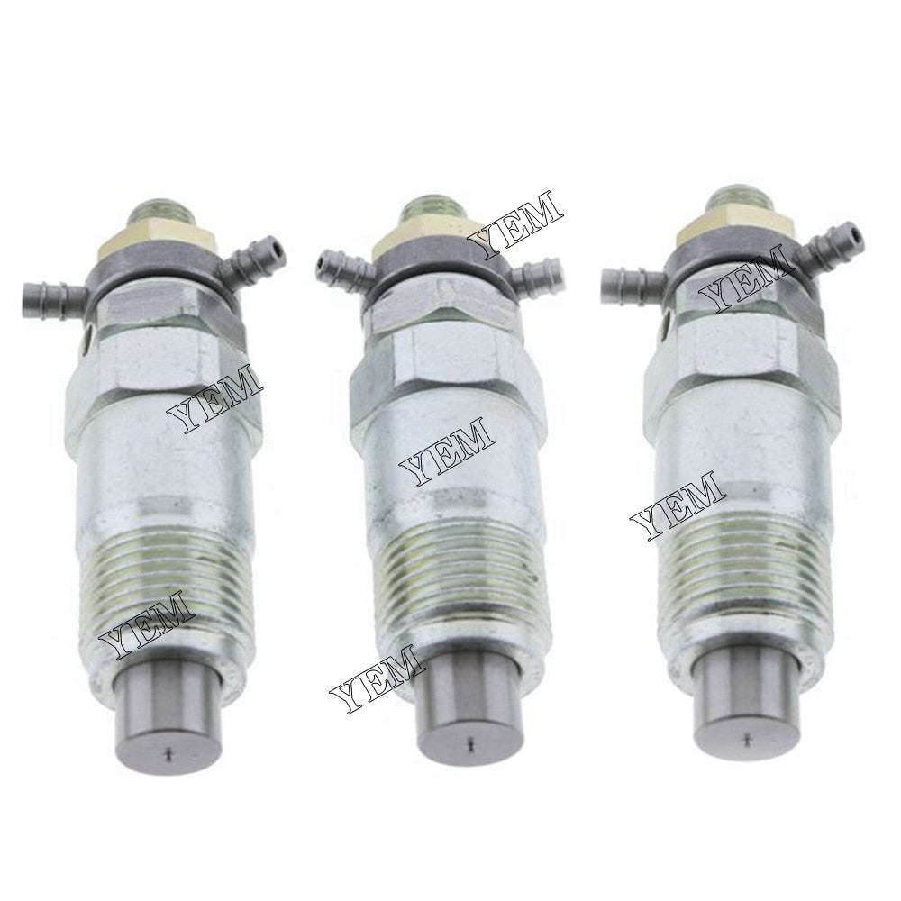 YEM Engine Parts 3PCS Fuel Injector For Kubota D750 D850 D950 D1302 D1402 V1702 V1902 For Kubota