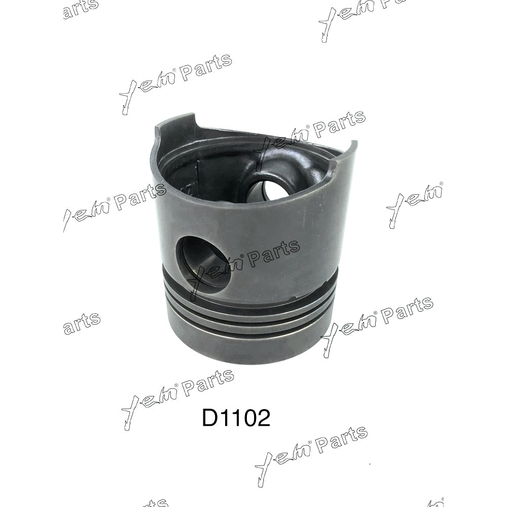 YEM Engine Parts Piston Set Oversize 76mm (+0.50mm) For Kubota D1102 Engine Parts For Kubota