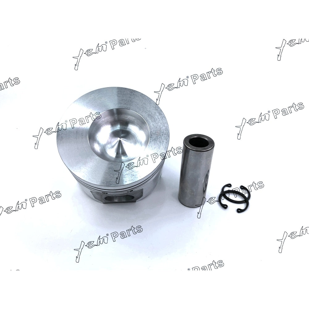 YEM Engine Parts 3 Sets STD Piston Set (Clip & Pin) W Rings For Yanmar 3TNE88 3D88E 3D88 Engine For Yanmar