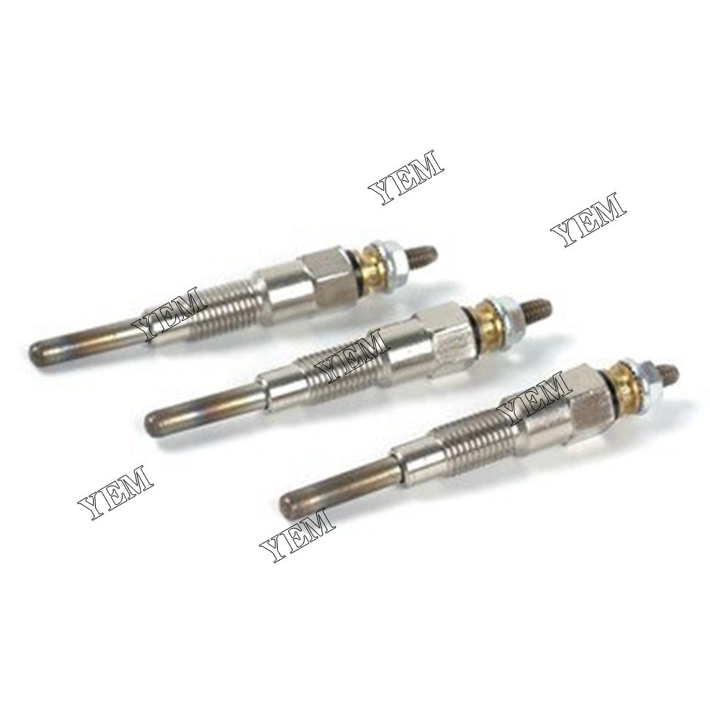 YEM Engine Parts 3 pieces Glow Plug For Kubota D902 Engine UTV900 BX2360 BX2370 BX25 tractors For Kubota