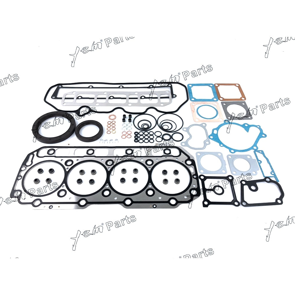 YEM Engine Parts Full Gasket Set For Yanmar 4TNV106 4TNV106T-XTBL Excavator Takeuchi Loader For Yanmar