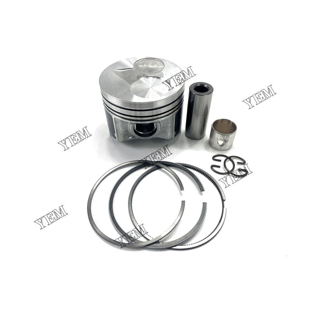 YEM Z602 Cylinder Piston Set And Piston Rings H1G81-21112 Kubota excavator diesel engine Hanix H09D excavator YEMPARTS