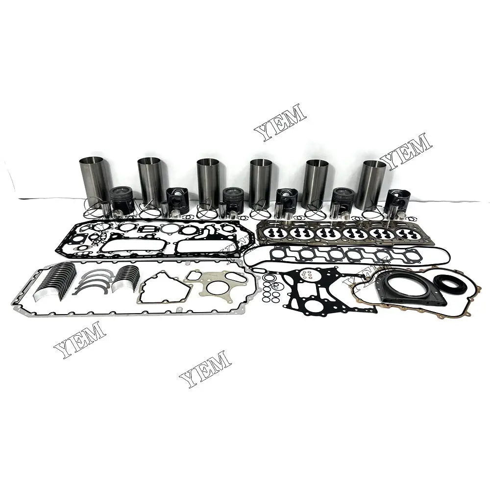 competitive price Overhaul Rebuild Kit With Gasket Set Bearing For Caterpillar C6.6-CR excavator engine part YEMPARTS