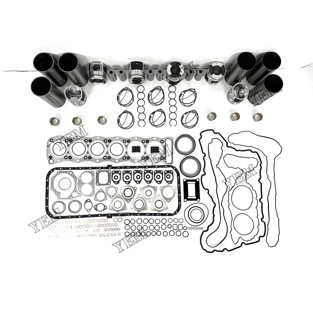 6X High performanceOverhaul Kit With Gasket Set For Isuzu 6UZ1 Engine YEMPARTS