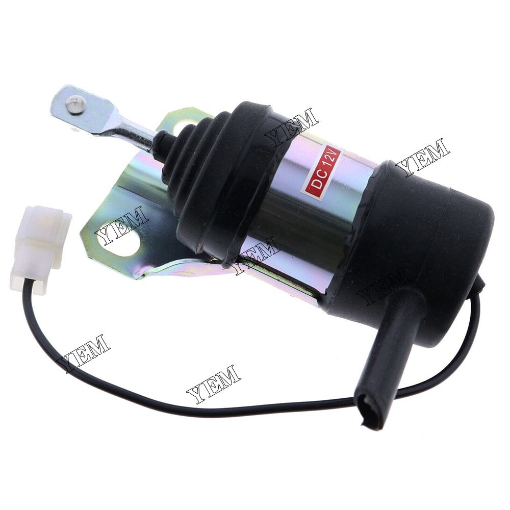 YEM Engine Parts 6655120 Stop Solenoid For Bobcat B300 BL370 BL470 BL475 BL570 BL575 231 For Bobcat