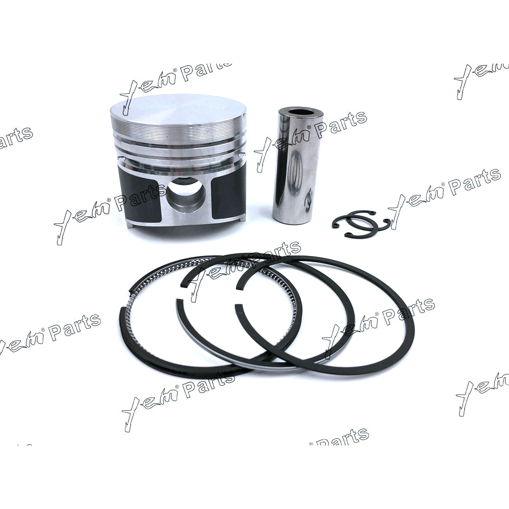 YEM Engine Parts Piston + Ring Kit Set STD 72mm For Kubota D850 x3 PCS Engine Parts For Kubota