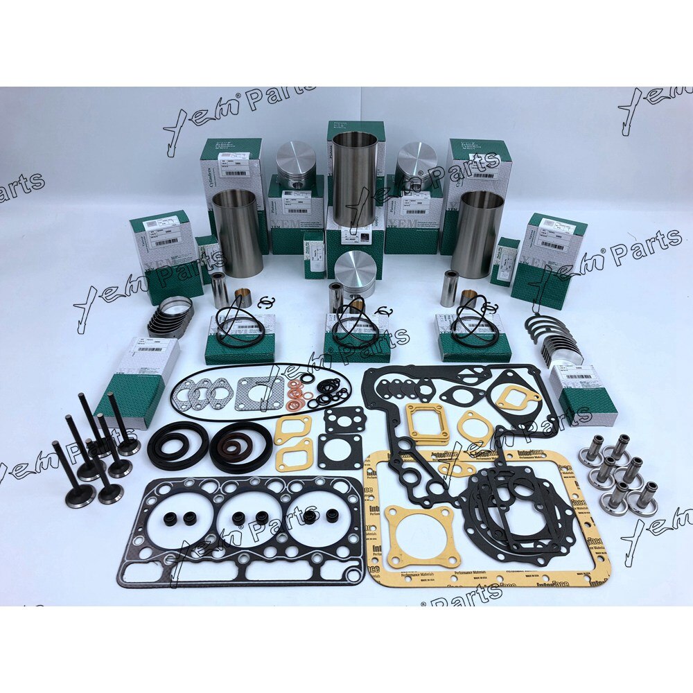 YEM Engine Parts Rebuild Kit For Kubota D950 Engine B8200E B8200HST-D B8200HST-EF2000 F2100 For Kubota