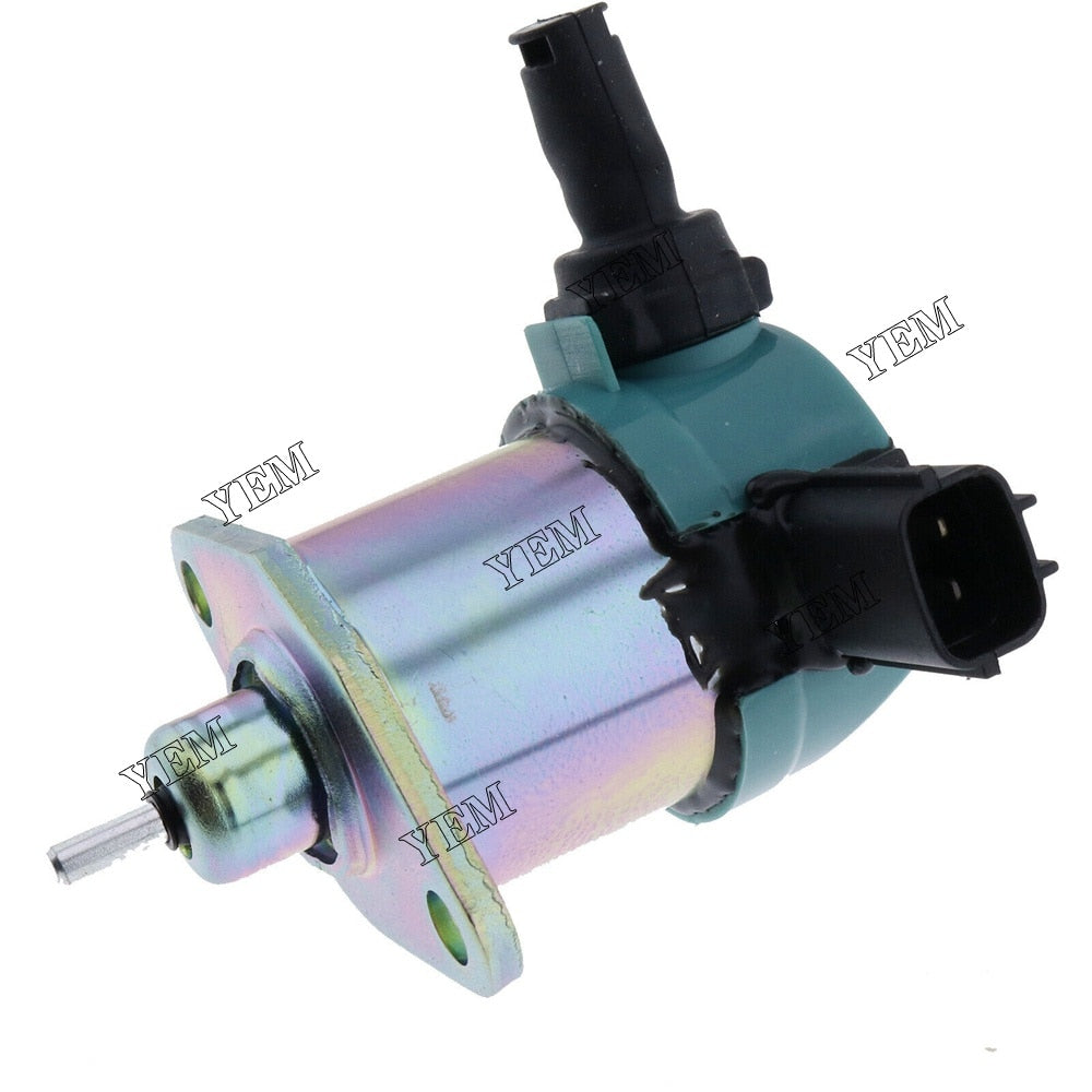 YEM Engine Parts 12V New Fuel Solenoid For Kubota B2910 B7610 B7800 B2