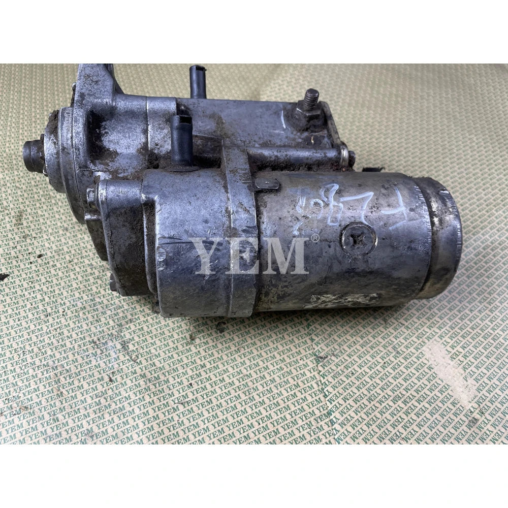 SECOND HAND STARTER 9T FOR KUBOTA F2803 DIESEL ENGINE PARTS For Kubota