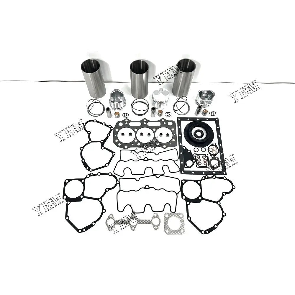 competitive price Engine Liner Kit With Full Gasket Set For Shibaura S773L excavator engine part YEMPARTS