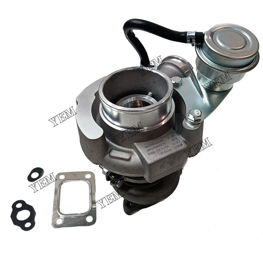 YEM Engine Parts Turbocharger 6207-81-8200 49377-01710 TD04L For Mitsubishi For Komatsu PC70-8 Turbo For Komatsu