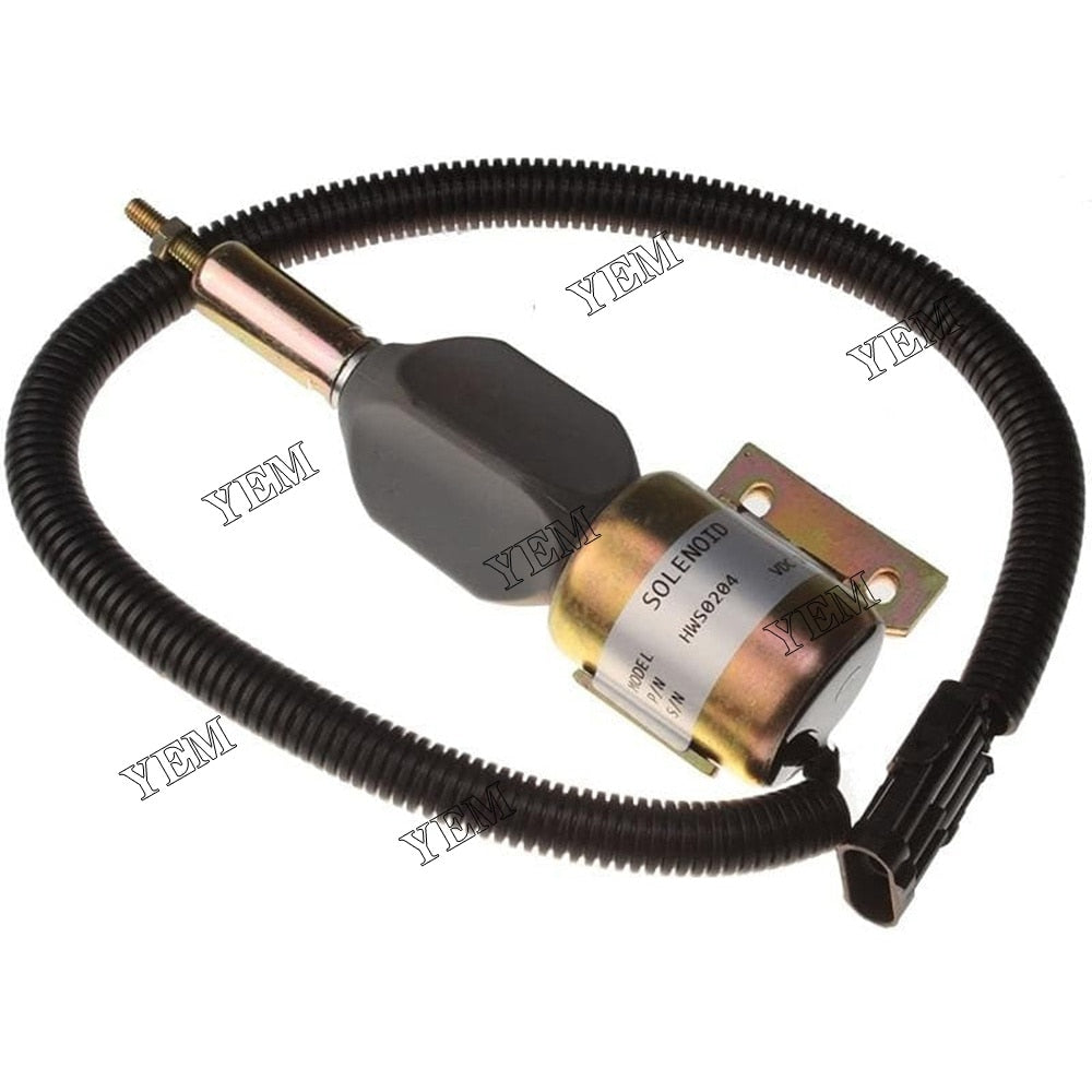 YEM Engine Parts Fuel Shutdown Shut Off Stop Solenoid 3939703 SA-4892-24 24V For CUMMINS 4BT 6BT For Cummins