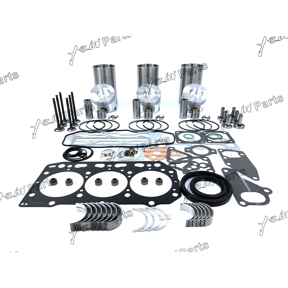 YEM Engine Parts For Yanmar For Komatsu Engine Parts 3TNE88 3D88E-3 3D88 Overhaul Rebuild Kit For Yanmar