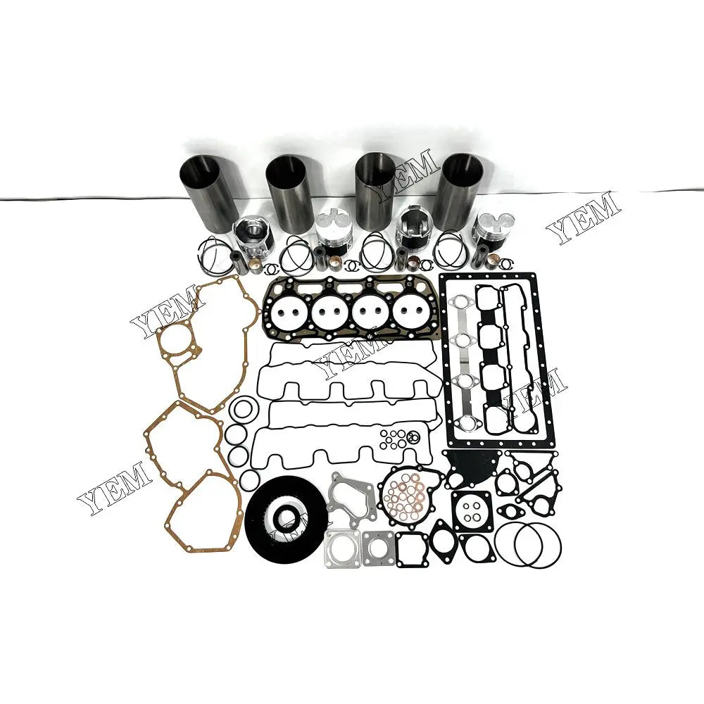 competitive price Overhaul Liner Kit With Gasket Set For Perkins 404C-22 excavator engine part YEMPARTS