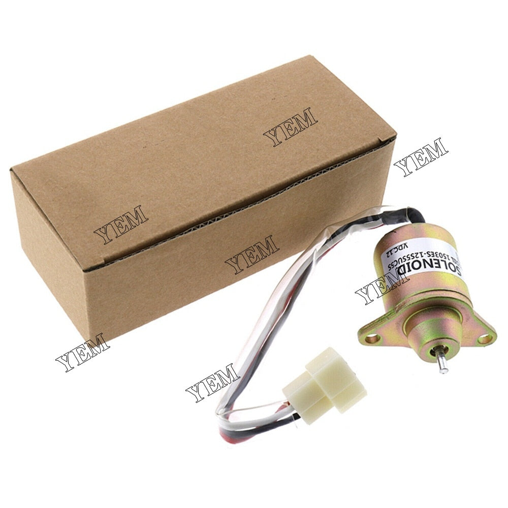 YEM Engine Parts YM119653-77950 1503ES-12S5SUC5S Stop Solenoid Fit For Yanmar 2TNV70 3TNE88 For Yanmar