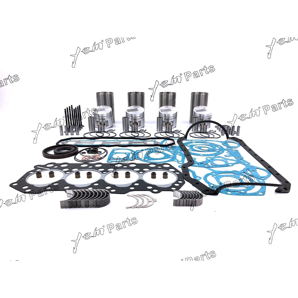 YEM Engine Parts For Mitsubishi S4Q2 Overhaual Rebuild Kit For Mitsubishi Clark Forklift 19-42KW For Mitsubishi