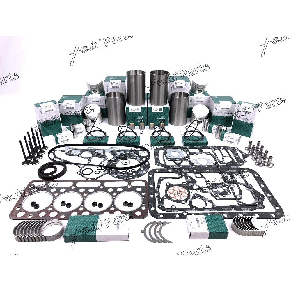 YEM Engine Parts Overhaul Engine Rebuild Kit For Kubota V1702 V1702B Engine Bobcat 743 733 For Kubota