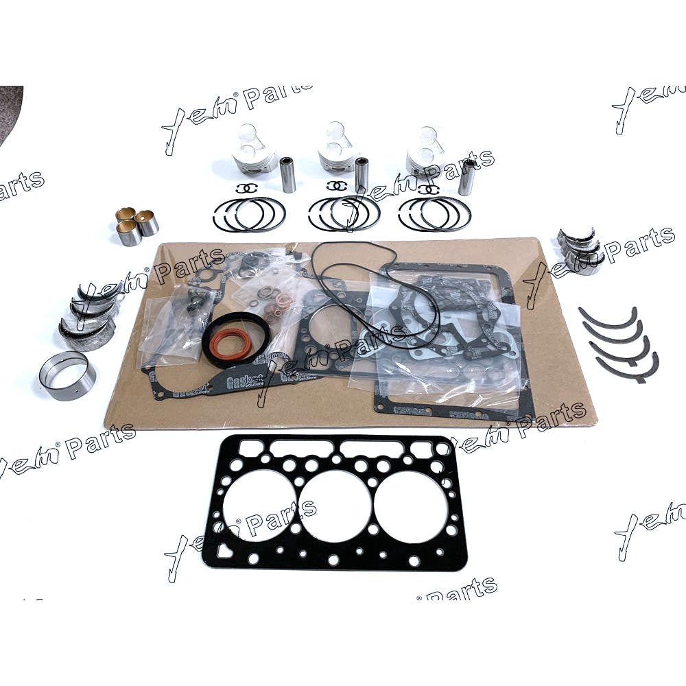 YEM Engine Parts Piston ,Full Gasket, Bearing, Rings, Bush, Thrust Washer For Kubota D722 Engine For Kubota