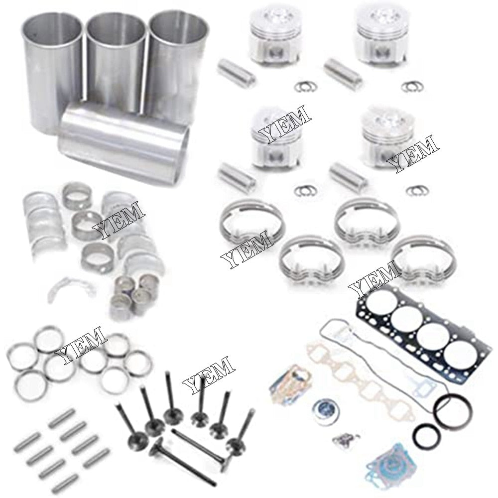 YEM Engine Parts Overhaul Rebuild Kit For Komatsu 4D95L-1 PC60-5 PC60-6 PC60-7 PC75UU-1 Excavator For Komatsu