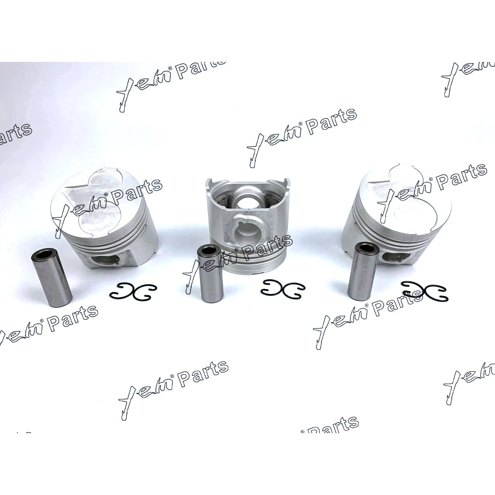 YEM Engine Parts Piston Set Oversize 80mm (+0.50mm) For Kubota V1903 D1403 Engine Parts For Kubota