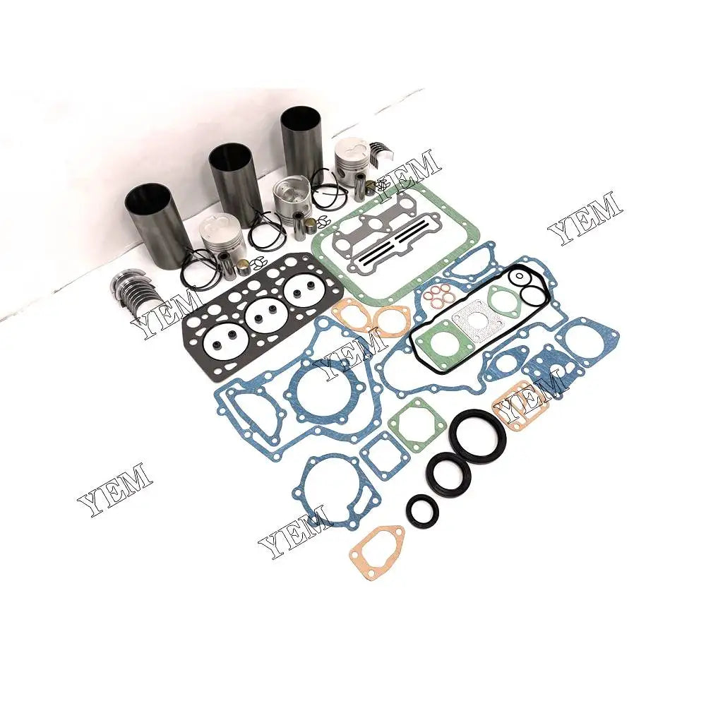 1 year warranty For Mitsubishi Engine Rebuilding Kit With Cylinder Gasket Set Piston Rings Liner Bearings K3E-IDI engine Parts YEMPARTS
