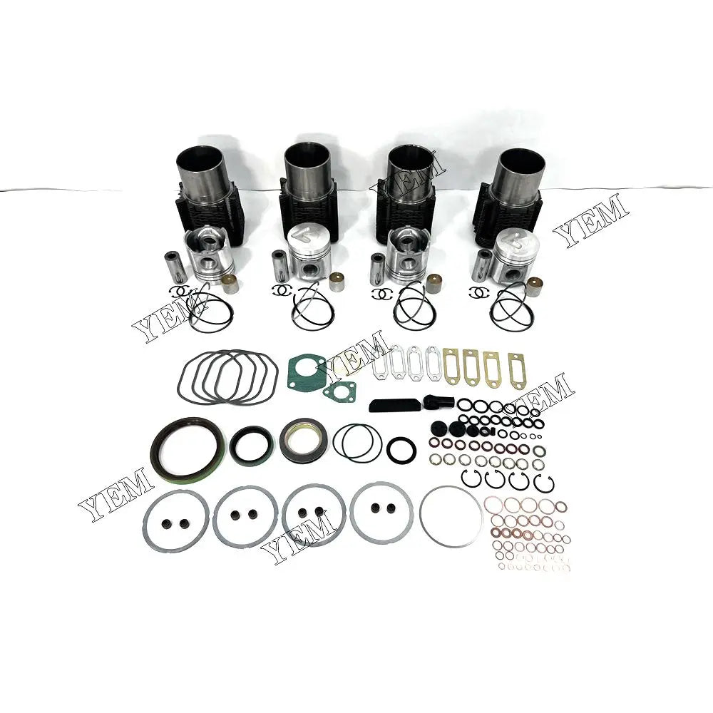 competitive price Engine Liner Kit With Full Gasket Set For Deutz F4L912W excavator engine part YEMPARTS