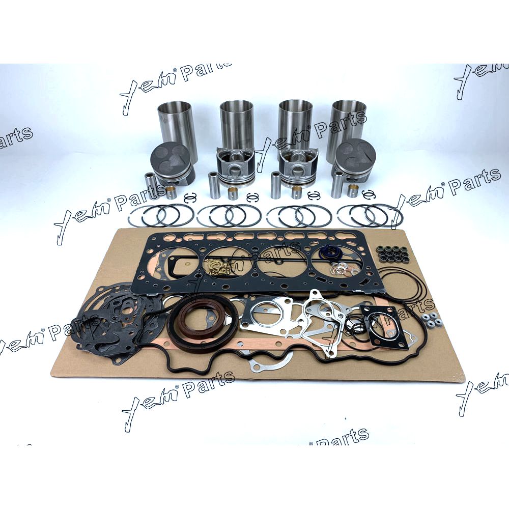 YEM Engine Parts V3600 Overhaul Rebuild Kit For Kubota Engine For LINCOLN Piston ring Gasket Bearing For Kubota