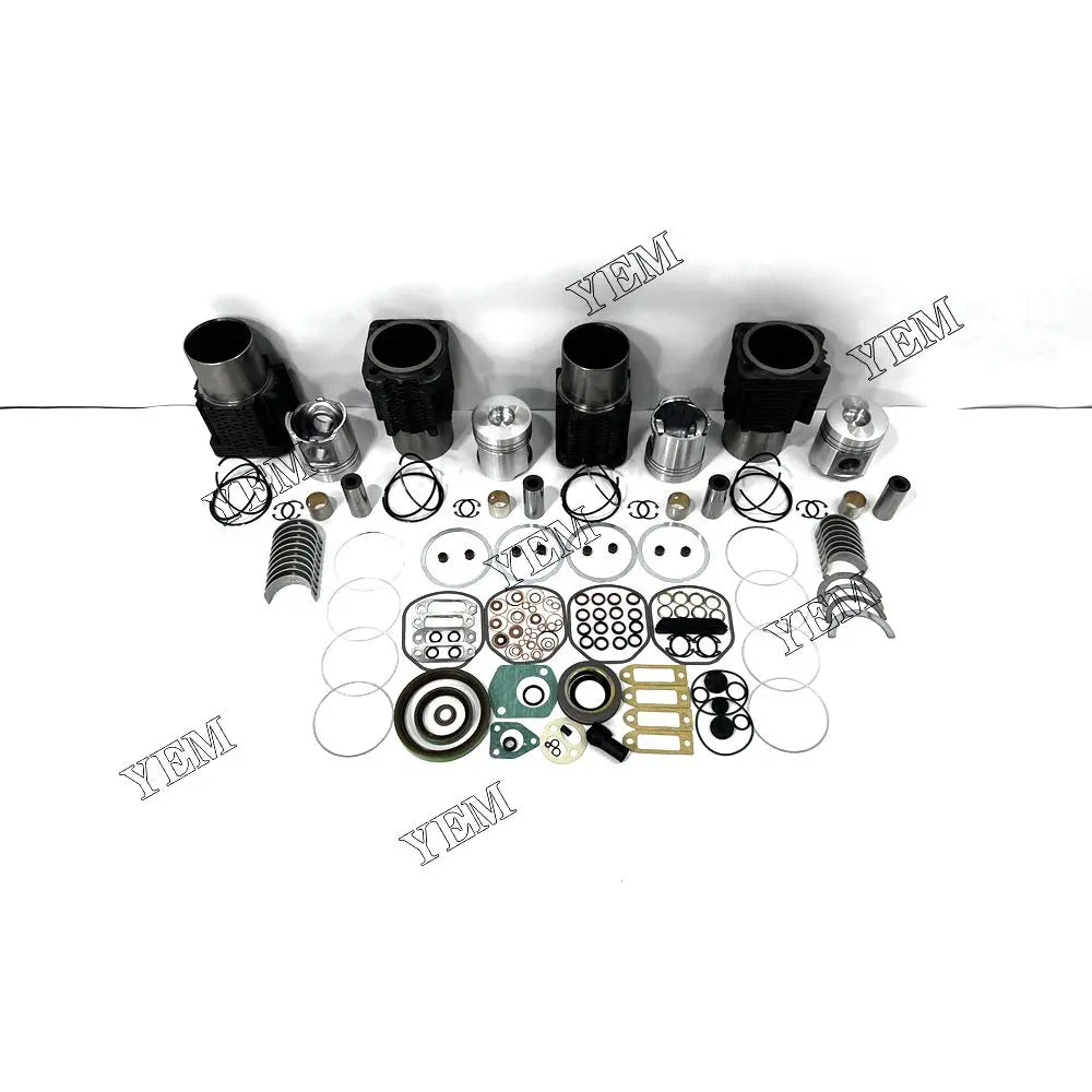 competitive price Cylinder Liner Kit With Engine Gasket Set Bearing Kit For Deutz BF4L913 excavator engine part YEMPARTS