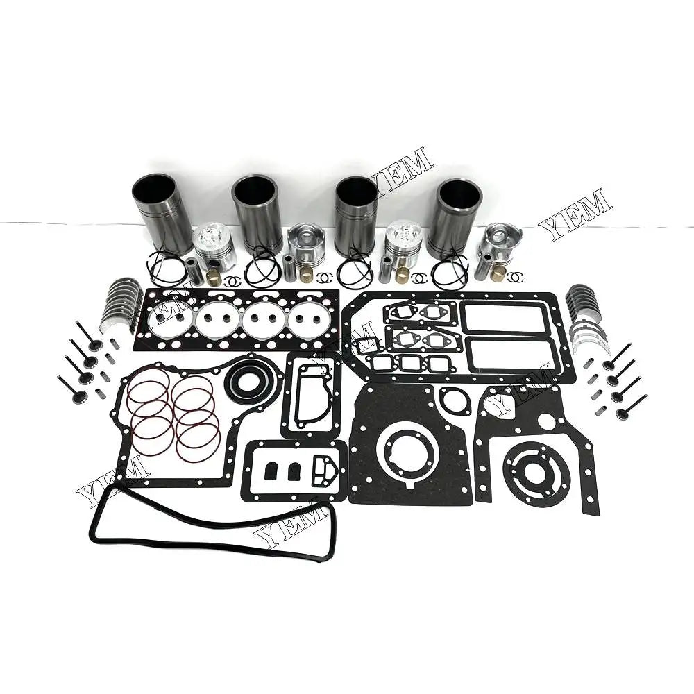 Free Shipping N4105ZLD52 Engine Rebuilding Kit With Full Gasket Set Piston Rings Liner Bearing Valves For Weichai engine Parts YEMPARTS